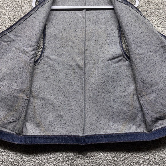 Vintage AFSCME White Oak Cone Denim Mens Vest XL 30th Convention Vegas 1992 NEW - Picture 15 of 16